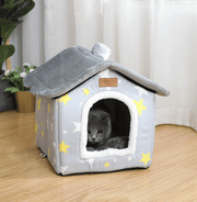 China Dropship Kennel Cozy Closed Dog Kennel House Made With Soft Cloth For Pets Cozy Closed Dog Kennel House Made Of Soft Cloth