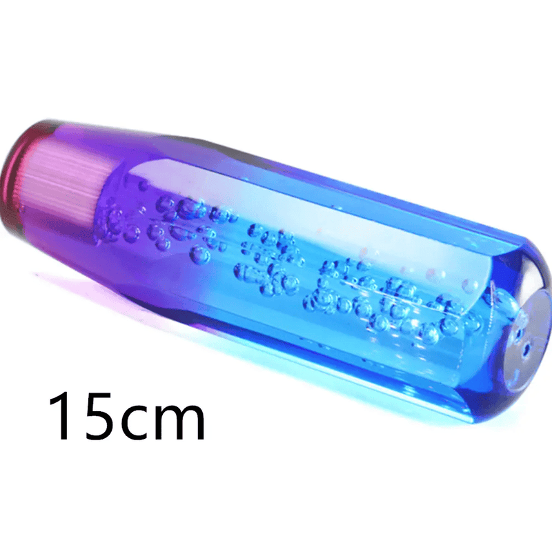 Crystal Bubble Gear Shift Knob 15cm Multicolor Gradient Blue Purple – view 2