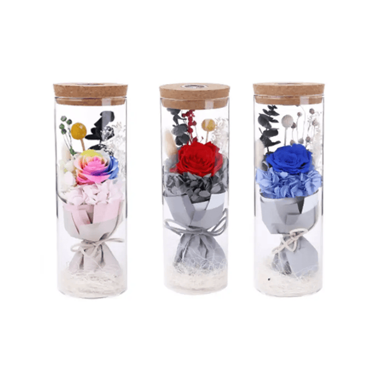 salelink.co.nz Unbranded Rose LED Light Romantic Rose LED Light in Glass Cover Night Light