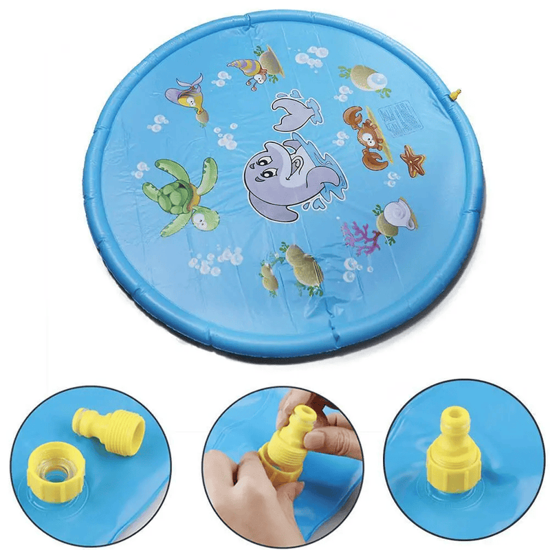 170cm Inflatable Spray Splash Water Mat Outdoor Pool – view 3
