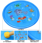 170cm Inflatable Spray Splash Water Mat Outdoor Pool – view 5