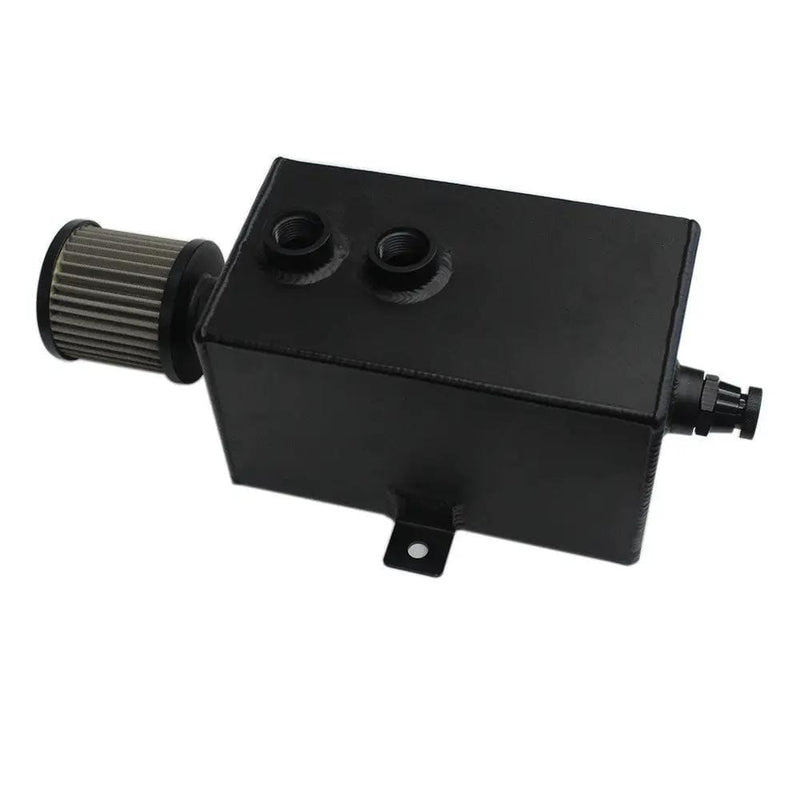 salelink.co.nz Unbranded 2L Black Aluminum Oil Catch Can 2L Black Aluminum Oil Catch Can For Cars