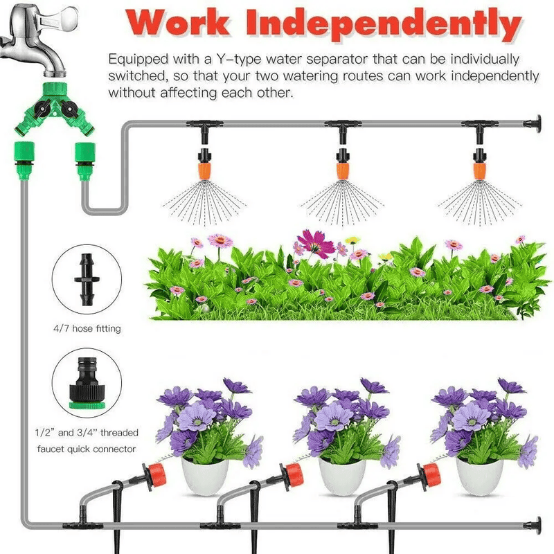 salelink.co.nz Unbranded 50M Water Irrigation System 50M Water Irrigation System | Action Outdoors NZ