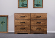 sue-e furniture Low boys 'Althea' Walnut Color Low Boy 'Althea' Walnut Color Low Boy