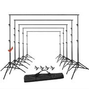salelink.co.nz Unbranded Photography Studio Backdrop Stand 3m x 3m Heavy Duty Aluminum Backdrop Stand Kit