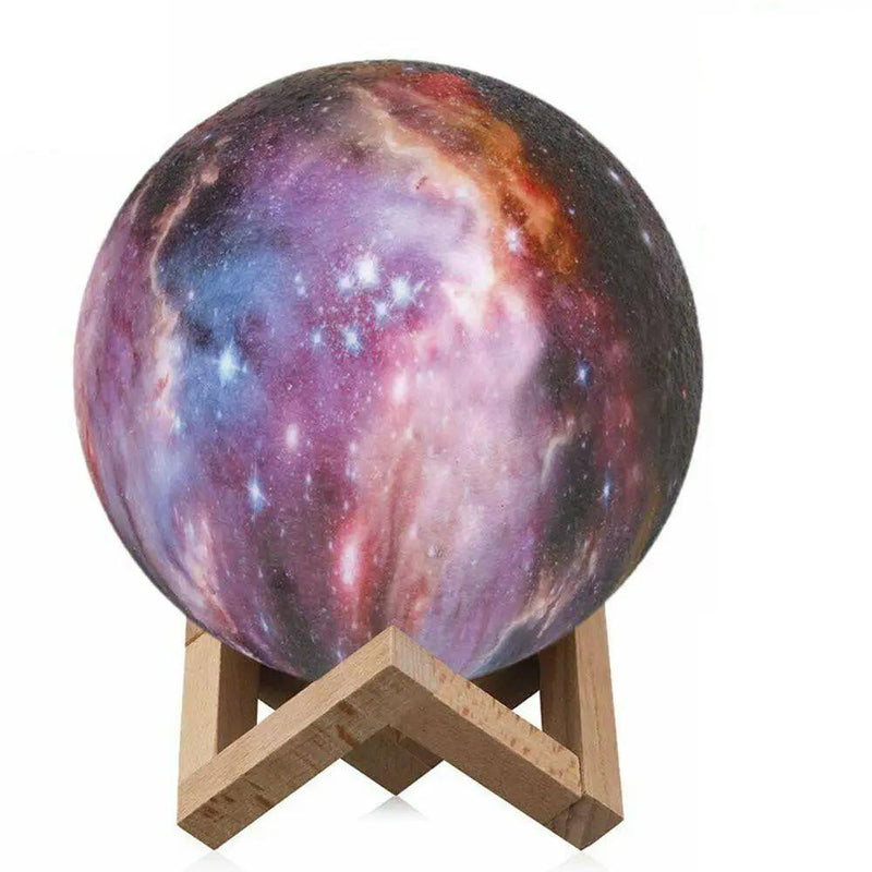 salelink.co.nz Unbranded 3D USB Moon Night Light LED Lamp With 16 Color Options 3D USB Moon Night Light With 16 Color Options