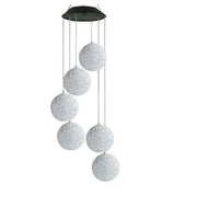 Hanging Wind Chimes Solar Powered LED Light Colour Changing Garden Outdoor Decor – view 8