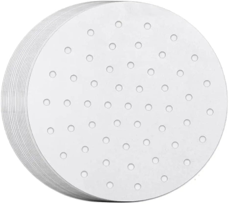 salelink.co.nz Unbranded 200pcs Air Fryer Liners Perforated Parchment Paper 200 Pack Perforated Air Fryer Parchment Liners