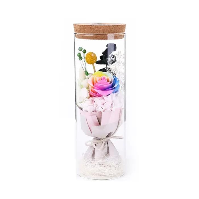 salelink.co.nz Unbranded Rose LED Light Romantic Rose LED Light in Glass Cover Night Light