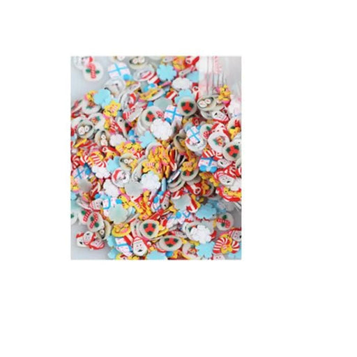 1000Pcs 3D Santa Nail Art Clay Tip Stickers DIY Decoration – view 1