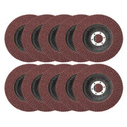 50Pcs Abrasive 5'' 125MM Metal Sanding Flap Disc Angle Grinder 80 Grit – view 1