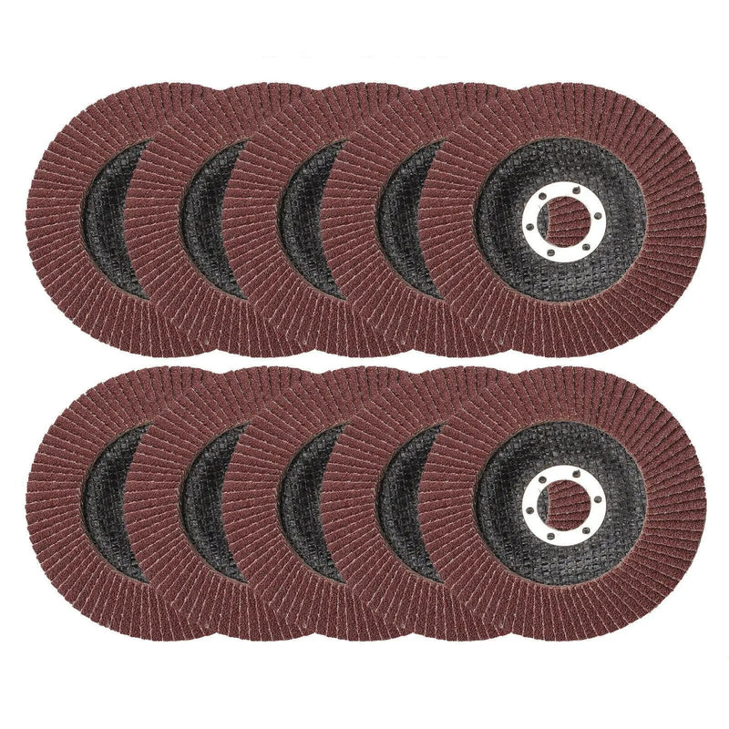 50Pcs Abrasive 5'' 125MM Metal Sanding Flap Disc Angle Grinder 80 Grit – view 1