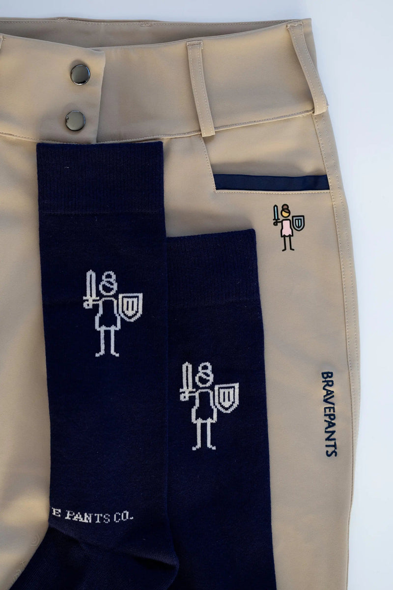 The Brave Pants Company Breeches DW Endura Basic-B Breech Navy Trim DW Endura Basic-B Breech Navy Trim | NZ