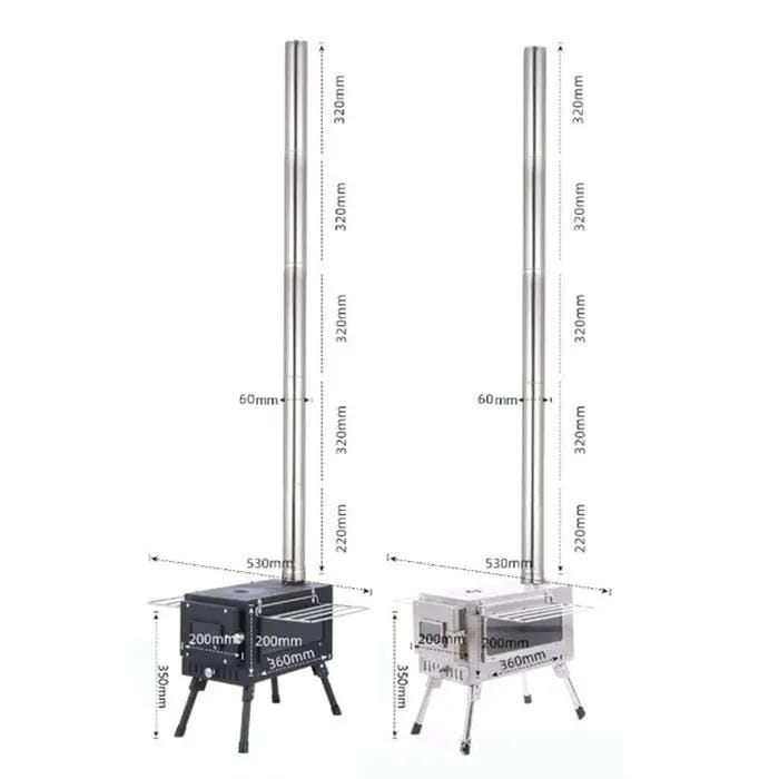 salelink.co.nz Unbranded Camping Wood Stove Camping Wood Stove | Action Outdoors NZ