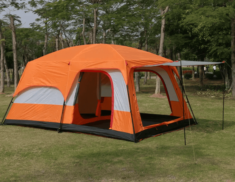 Camping Tent 5-8persons 310x220x190cm Orange – view 2