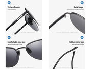 BLACK/B HD Polarized Lens Sunglasses Anti-Blue Ray Hydrophobic – view 4