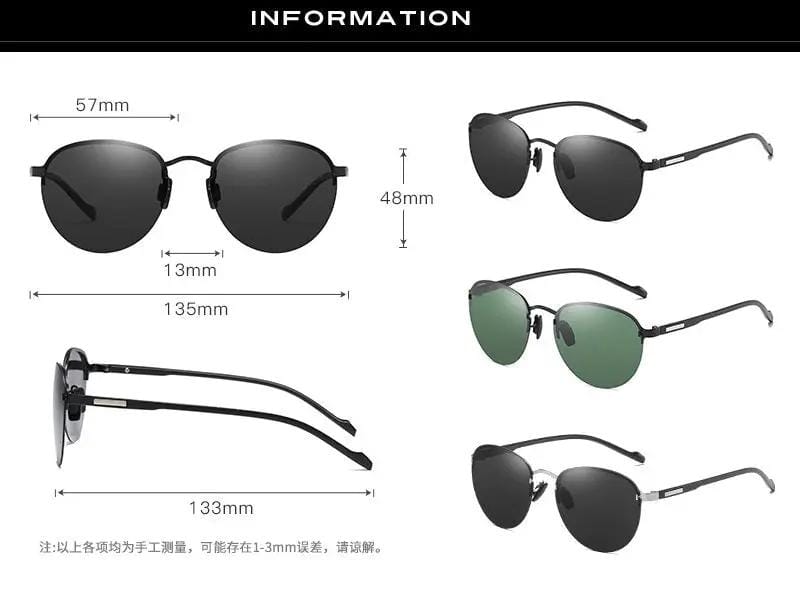 BLACK HD Polarized Lens Sunglasses Anti-Blue Ray Hydrophobic – view 5