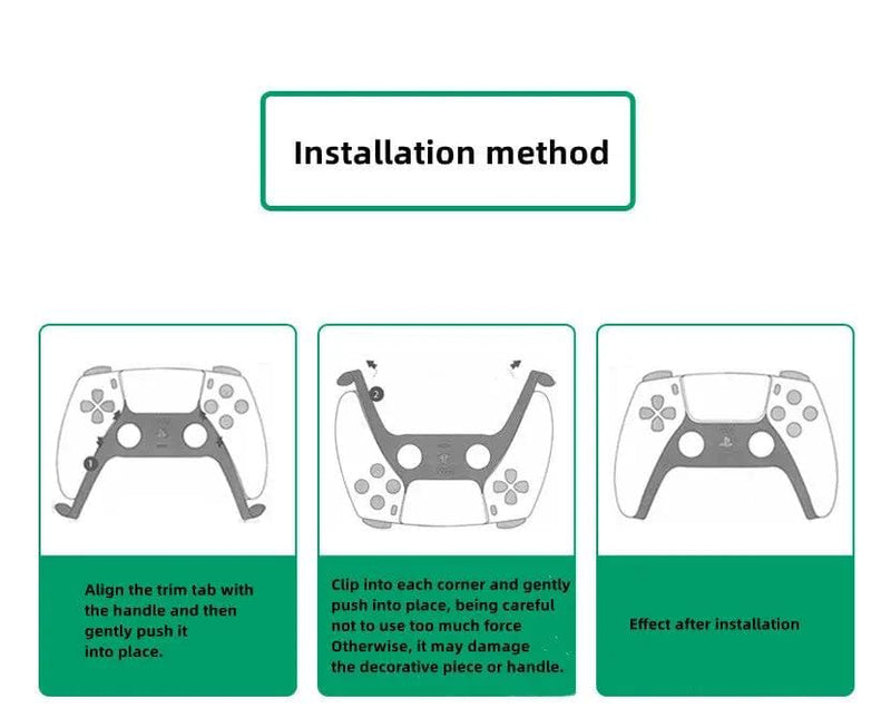 salelink.co.nz Unbranded PS5 Controller Faceplate - Green PS5 Controller Faceplate - Green | Action Outdoors NZ