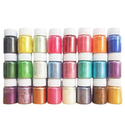 salelink.co.nz Unbranded 24pcs Pearl Pigment Powder Pearl Pigment Powder Set 24 Colors For Crafts