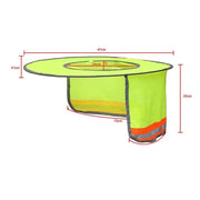dealonline.co.nz dealonline.co.nz Hi Vis Hard Hat Helmet Brim Sun shield Hi Vis Full Brim Sun Shield For Hard Hats Yellow