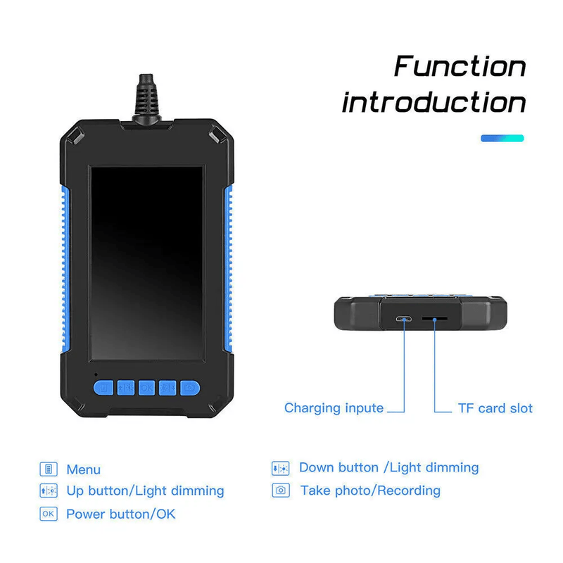 Industrial Endoscope Camera 1080P HD 4.3" LCD Screen Borescope Inspection Camera – view 8