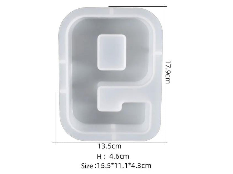 Resin Art NZ Moulds Number Moulds - Individual - Super Large Number Moulds - Individual - Super Large | NZ
