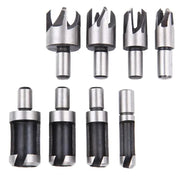 salelink.co.nz Unbranded 23pcs Woodworking Chamfer Drilling Tool Kit 23Pcs Woodworking Chamfer Drill Bit Set Kit