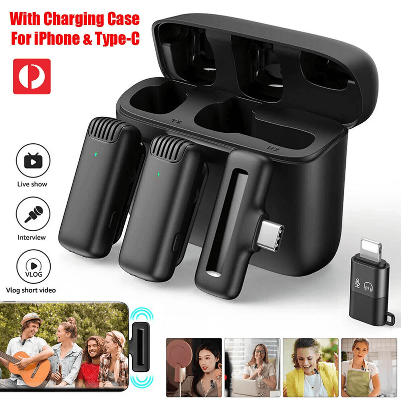 salelink.co.nz Unbranded Wireless Microphone (LM1638) Wireless Microphone (LM1638) | Action Outdoors NZ