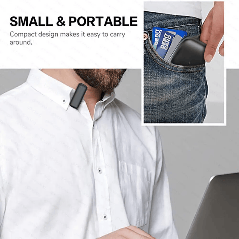 salelink.co.nz Unbranded Wireless Microphone (LM1638) Wireless Microphone (LM1638) | Action Outdoors NZ