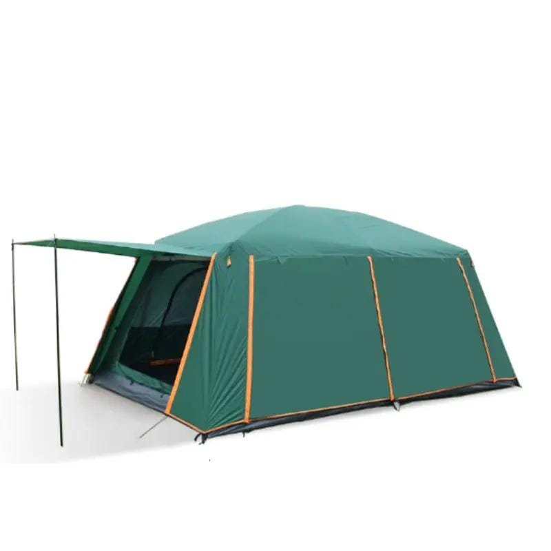 Camping Tent 6-10persons 380x260x195cm Green – view 1