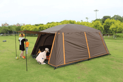 Camping Tent 8-12persons 430x305x203cm Coffee – view 2