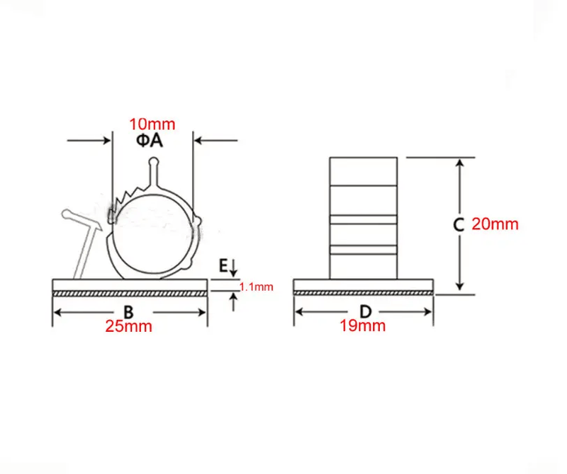 Cable Clips Cable Organiser Management Wire – view 7