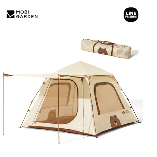 ECOTREK Tent Ecotrek Mobi Garden x LINE FRIENDS Auto Tent 3–4 Person – Brown Bear MGD2435 Ecotrek Mobi Garden x LINE FRIENDS Auto Tent 3–4 Person – Brown Bear MGD2435