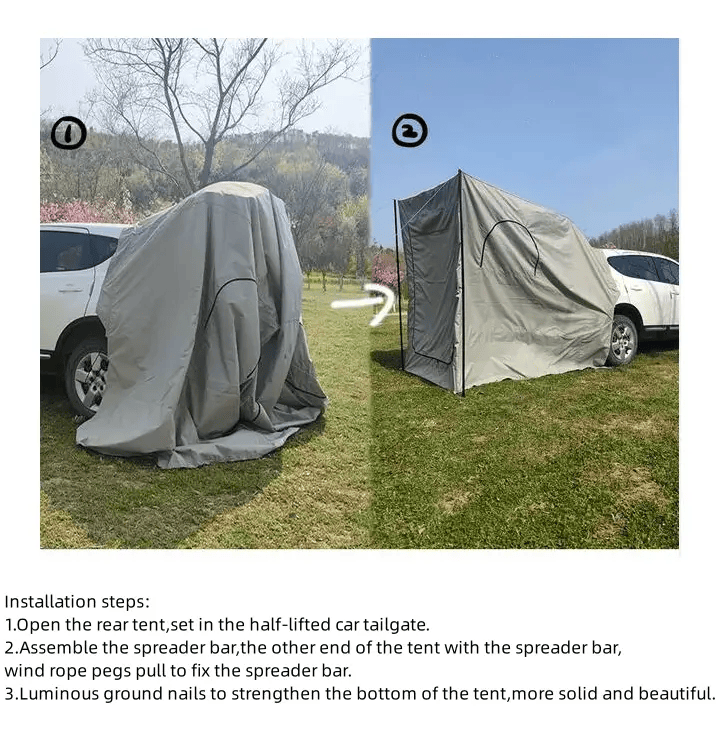 salelink.co.nz Unbranded Car Tailgate Tent Car Tailgate Tent | Action Outdoors NZ