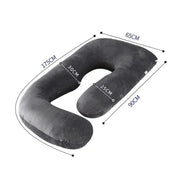 salelink.co.nz Unbranded Pregnancy Pillow - Grey Pregnancy Pillow - Grey | Action Outdoors NZ