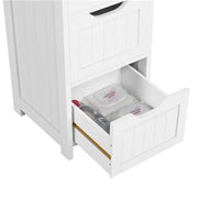 Yaheetech Bathroom Floor Cabinet Wooden Side Storage Organizer Bathroom Floor Cabinet Wooden Side Storage Organizer