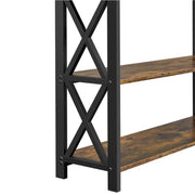 Yaheetech 2-Tier X-Design Console Table Hall Table 2-Tier X-Design Console Table Hall Table
