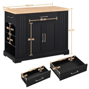 Yaheetech Rolling Kitchen Island Kitchen Trolley Rolling Kitchen Island Kitchen Trolley