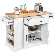 Yaheetech Rolling Kitchen Island Trolley Modern Storage Cabinet Rolling Kitchen Island Trolley Modern Storage Cabinet