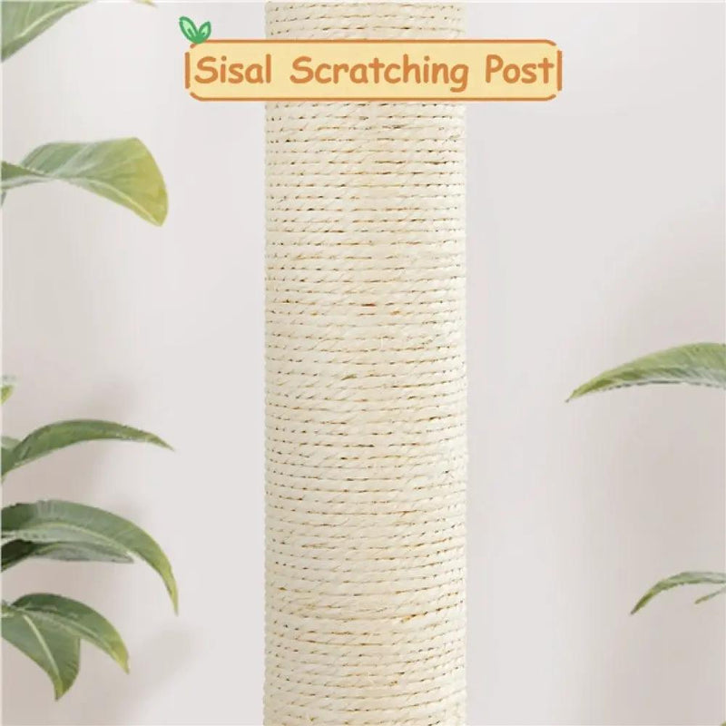 Yaheetech 36″ Tall Rattan Cat Tree Cat House Cat Tower 36″ Tall Rattan Cat Tree Cat House Cat Tower