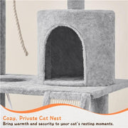 Yaheetech Deluxe Multi Level Cat Tree Cat Tower Deluxe Multi Level Cat Tree Cat Tower