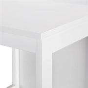 Yaheetech White Bathroom Cabinet 2 Hideaway Drawers 1 Shelf White Bathroom Cabinet 2 Hideaway Drawers 1 Shelf