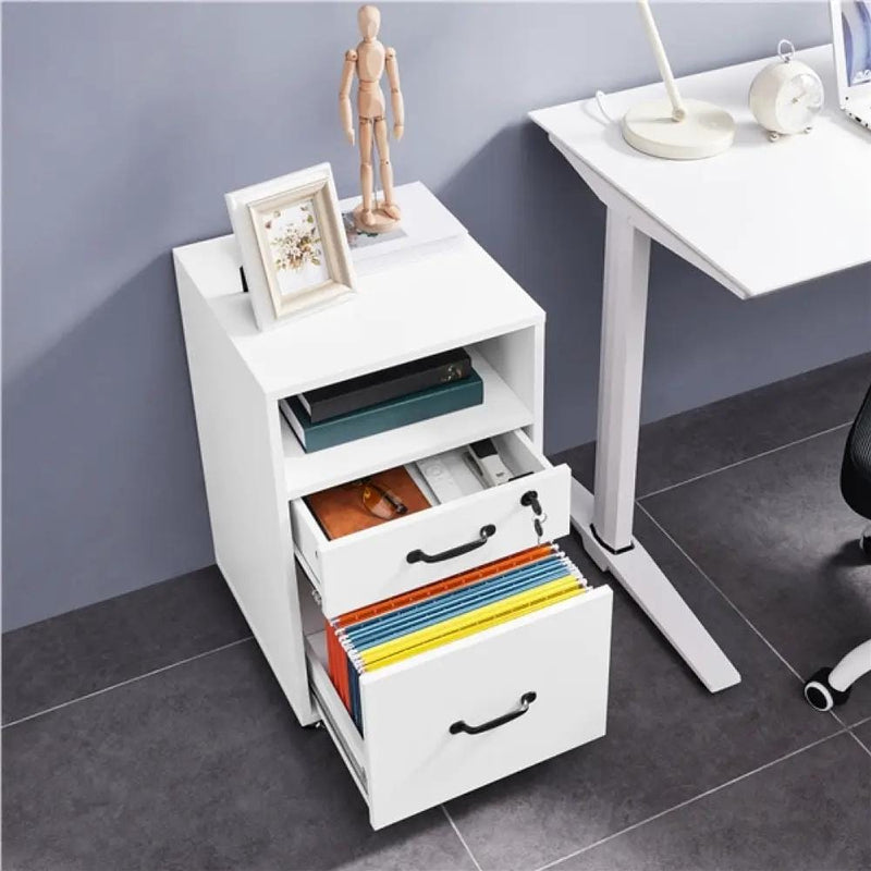 Yaheetech Brand New 2 Drawer Side Table End Table File Cabinet Brand New 2 Drawer Side Table End Table File Cabinet