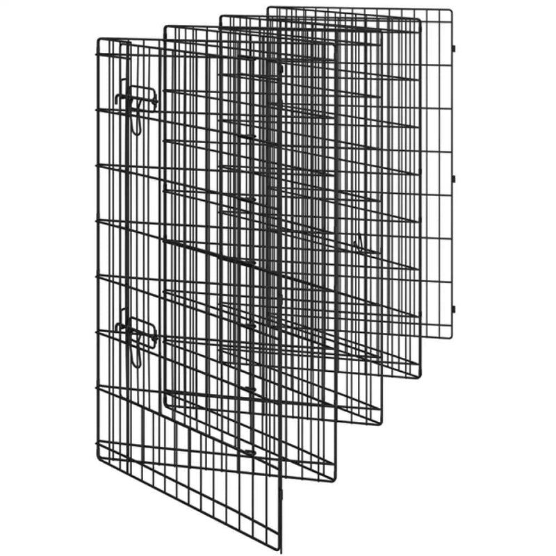 Yaheetech 8 Panel Foldable Metal Dog Exercise Pen 8 Panel Foldable Metal Dog Exercise Pen