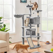 Yaheetech 146cm Height Cat Tree Condo Kitten Tree Tower 146cm Height Cat Tree Condo Kitten Tree Tower