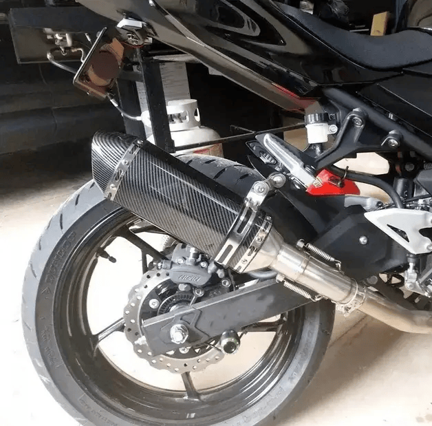salelink.co.nz Unbranded Motorcycle Exhaust Pipe Muffler Motorcycle Exhaust Pipe Muffler | Action Outdoors NZ
