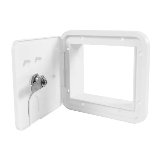 Caravan Utility Door Access Hatch Rectangle 194x165mm RV Motorhome Lock – view 2