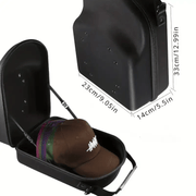 Baseball Hat Box Travel Caps Storage Organizer Case – view 2