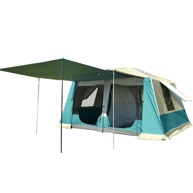 salelink.co.nz Unbranded Camping Tent 420x305x210cm - Blue Camping Tent 420x305x210cm - Blue | Action Outdoors NZ