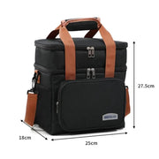 salelink.co.nz Unbranded Insulated Lunch Cooler Bag - Black Insulated Lunch Cooler Bag - Black | Action Outdoors NZ
